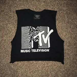 MTV crop tank top